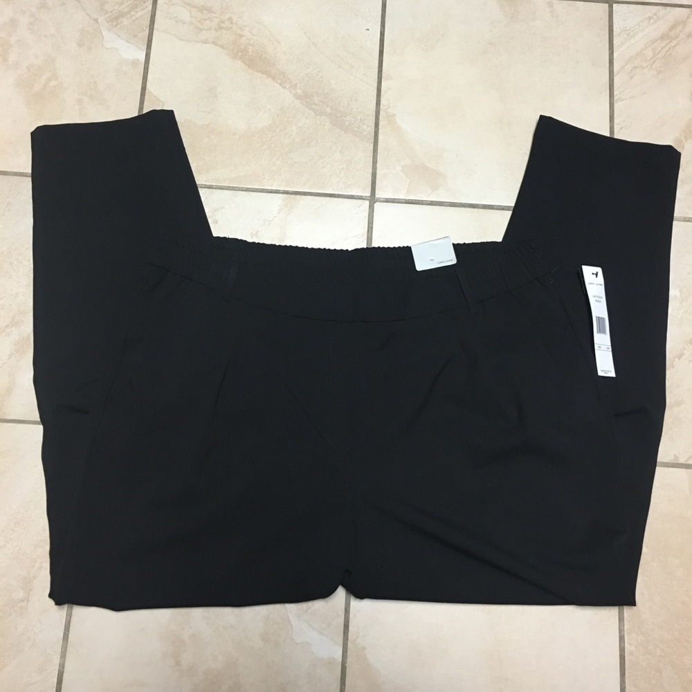 NWT Larry Levine black dress pants